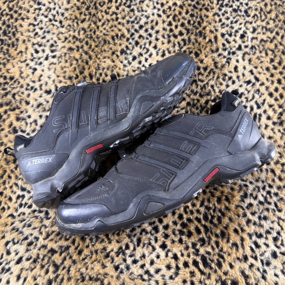 Adidas Terrex Swift R GTX Mens 15 Black Gore-Tex Trail Hiking Shoes BB4624